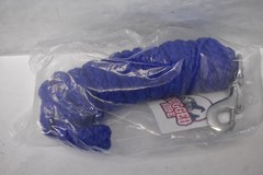Rugged Ride 10′ Survival Paracord Lead Rope Blue Heavy Duty Solid PL2610-RBL