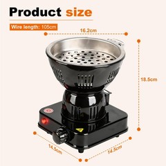 Multipurpose Electric Charcoal Burner, 304 stainless steel coil,800W Coal Bur…