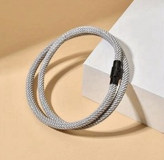 3pcs Double-Layer Survival Bracelet for Men, 4 mm / 19.5 cm