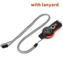 binboll Emergency Survival Function Whistle, Outdoor Small, orange1