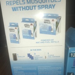 Thermacell Patio Shield Mosquito Repeller – Graphite/with 48 Hours Refills New!!