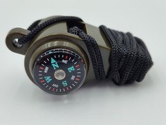 ✅📸Compass Temperature Multi-use Gauge Pocket Whistle Sizeable Tactic Hiking📏👀