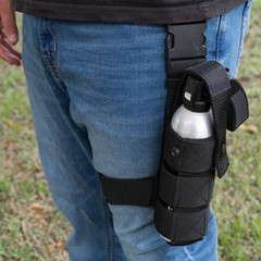 Police Magnum Drop Leg Holster (ONLY) Heavy Duty Ballistic Nylon-Left/Right Leg