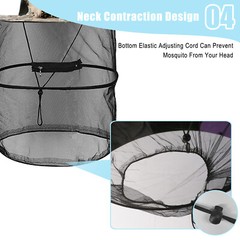 Anti-mosquito Bugs Bee Hood Bee Picking Hat Mesh Hat Breathable Mesh Hat Mesh He