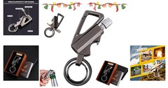 Permanent Match Infinity Lighter, 3-In-1 Keychain Bottle Opener Igniter Reusable