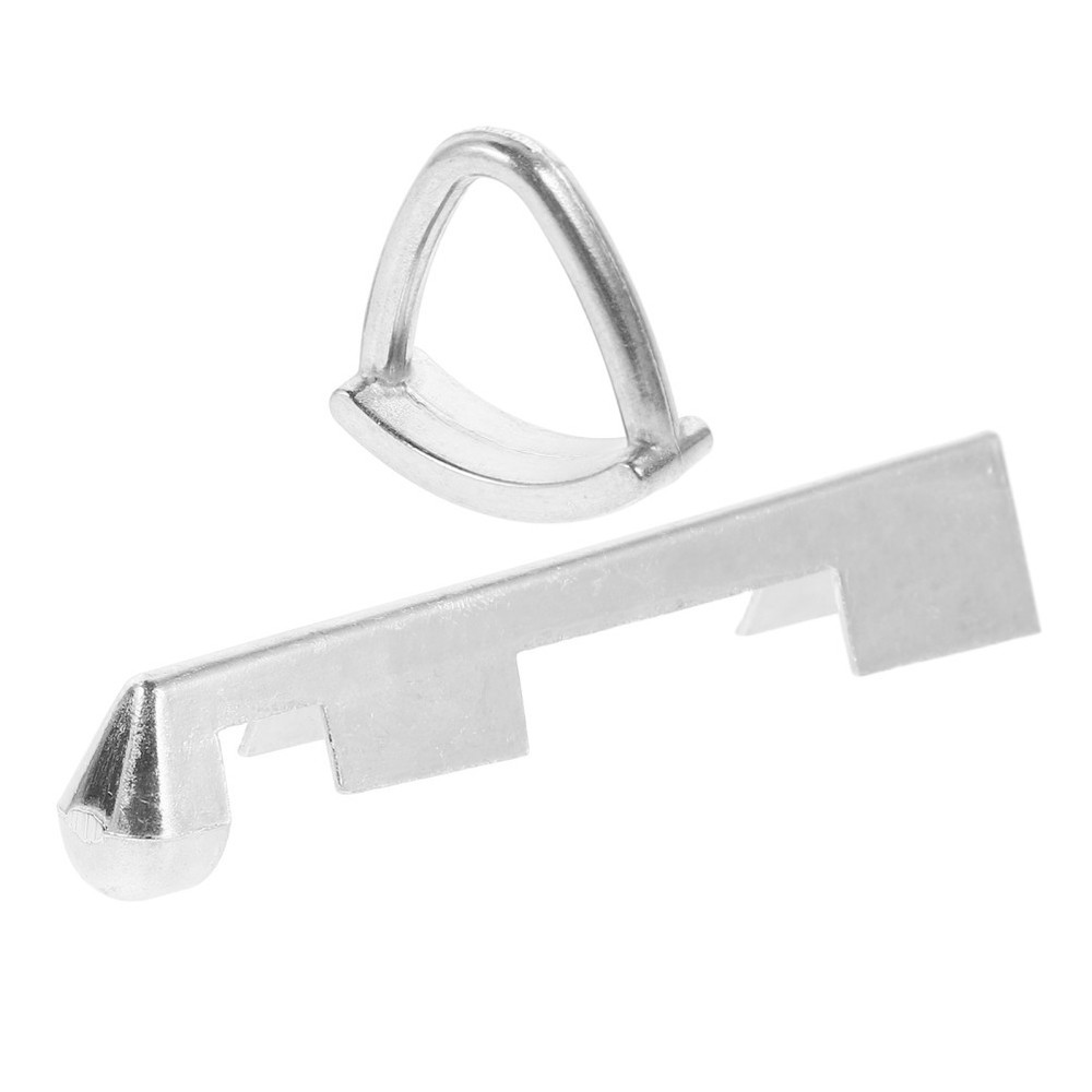 1 Set Silver Alloy Pool Cue Repair Tool Durable Clamp for Billiard Cue Tips