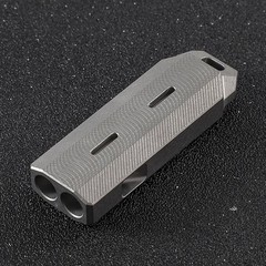 Popular Metal Titanium Alloy Whistle for Sports Referee Hole2238