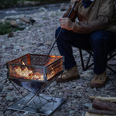 Pocket Bellows Fire Bellows Stainless Steel Camping Blow Fire Tube by Mouth Tele