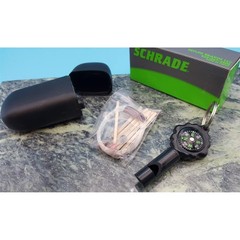 Schrade Hunter Survival Kit Whistle Compass Fishing Line and Hooks Matches Hiker