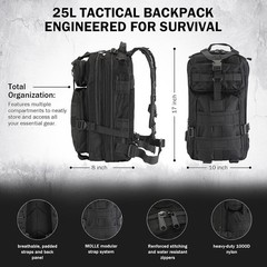 Gifts for Men Christmas Survival Kit, Survival Gear and Equipment 258 PCS with W