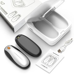 Hand Warmers Rechargeable 2Pack,14000mAh Electric 14000mAh, white