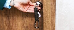 Carabiner Keychain,Paracord Keychain Small Aluminum Clip D Ring for Camping,