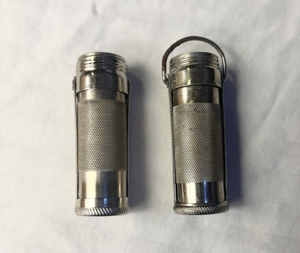 Lot Of 2 Waterproof Aluminum Match Case Prepper Survival Camping Fishing Hiking