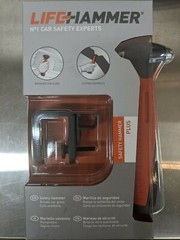 Lifehammer Car Safety Hammer Plus Auto Quick Click Mounting 7″ Brand New