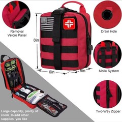 Survival Kit And First Aid Kit 142 Pieces Of Surviaval Equipments