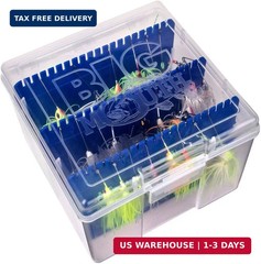 Flambeau Outdoors 00330 Medium Spinnerbait Box, Fishing Bait and Lure Organizer,