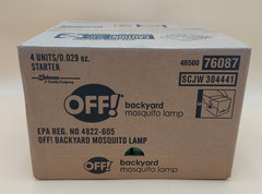 OFF! Backyard Mosquito Lamp Case of 4 Repels up to 10x10ft for 6 Hours