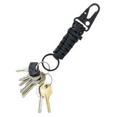 2 Pack Survival Keychain | 4FT 550 Paracord | Flint Fire Starter Toggle