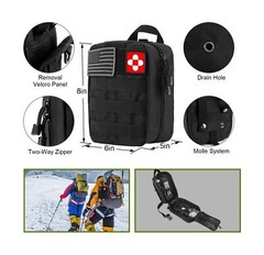 Survival Kit, 32 in 1 Professional Emergency Survival Gear Equipment Tools Fi…