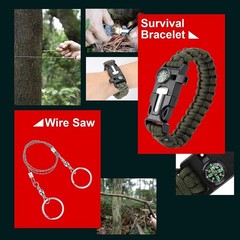 PIXATO Survival Kits, Survival Gear and Equipment 116-in-1, Emergency Kit with F