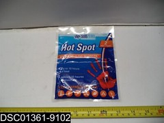 QTY=48: 12324 16A729 Hot Spot Hand Warmers with Tray
