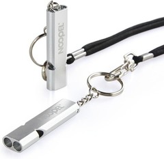 Aluminum Survival Whistles – Water-Resistant Dual Tube Design for Safety