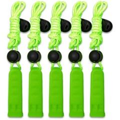 5 Pack 120db Emergency Whistle for Camping Hiking Hunting Boating Fishing