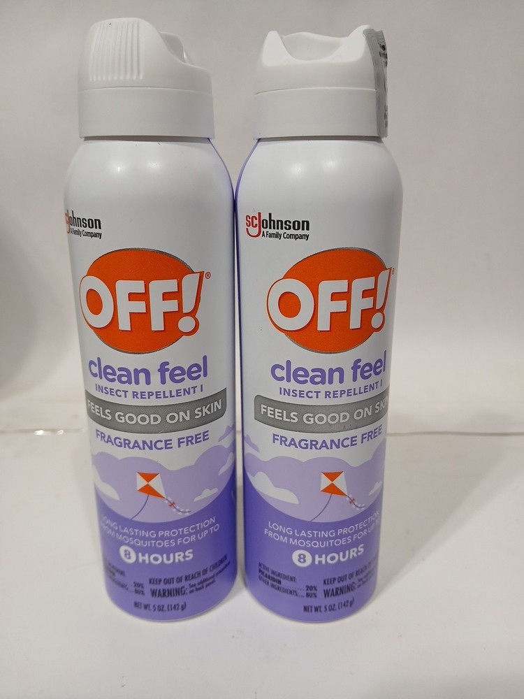 Off! Clean Feel Aerosol, 5 oz (2pack)
