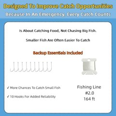 Mini Survival Fishing Kit–Compact Emergency Fishing Gear for