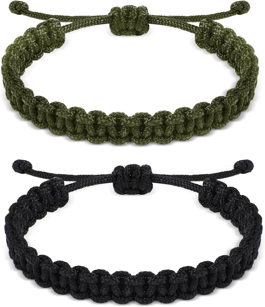 Paracord Bracelet for Men Paracord Survivor Bracelets, Handmade Braided Bracelet