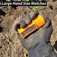 Stormproof Waterproof Matches, Weatherproof Submersible Match for Camping Hiking