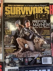Lot of 8 Survival Prepper Magazines Recoil #29 W/ Target Insert Bugout Survive