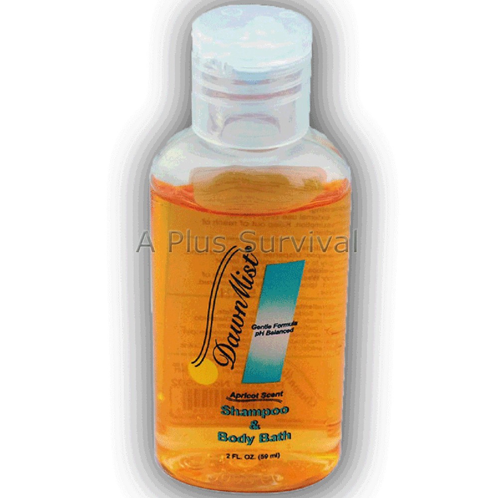 3 Bottles of Dawn Mist 2 oz. Shampoo and Body Wash Homeless Shelters Church