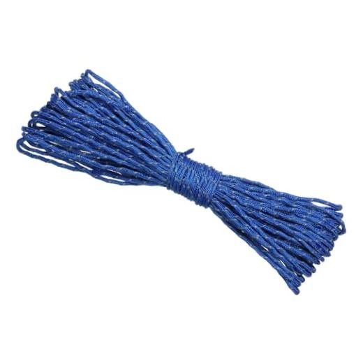 Reflective Guyline Camping Paracord, 2mm Tent Cord Guyline 65 Feet Dark Blue