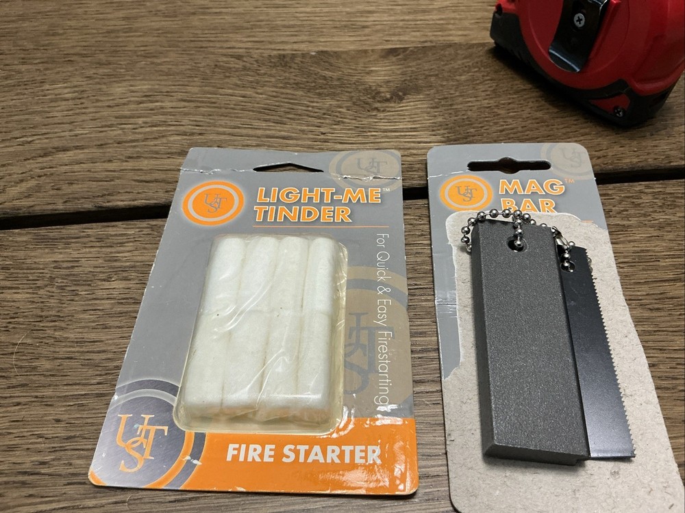 Ultimate Survival Technologies UST Mag Bar Fire Starter With Shaver And Tinder