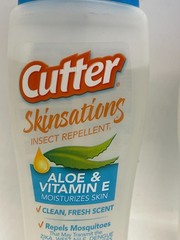 2 Pk Cutter Skinsations Insect Repellent Aloe & Vitamin E Clean Fresh Scent 6 oz