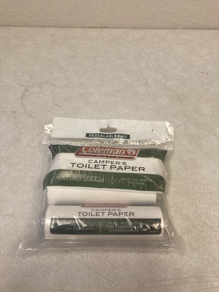 Coleman Camper’s Toilet Paper 3 Pack NOS