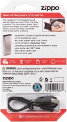 New Zippo Black HeatBank 3 Rechargeable Hand Warmer