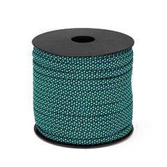 Diamond Pattern Paracord 550,5/32 in x 164 ft 4mm – 7 strand – 164FT Blue Black