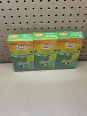 3- Off! Backyard Mosquito Lamp 2- REFILLS – 2 Repellent Diffuser Candles per box