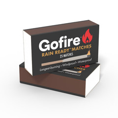 Gofire Windproof Waterproof Survival Matches Emergency Camping Stormproof 50PCS
