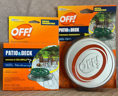 Off! Patio & Deck Mosquito Coils Includes 3 Trays & 3 Coils + 6 Additional Coils