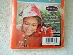 » NIP » Weather Zone One Size Fits All Orange Adult Poncho » GREAT ITEM «