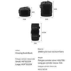 For Camping Gas Canister Cover For Easy Cleaning And Protection
