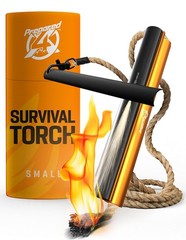 All-in-One Flint Steel Fire Starter Kit – Ferro Rod, Waterproof Tinder Wick Rope