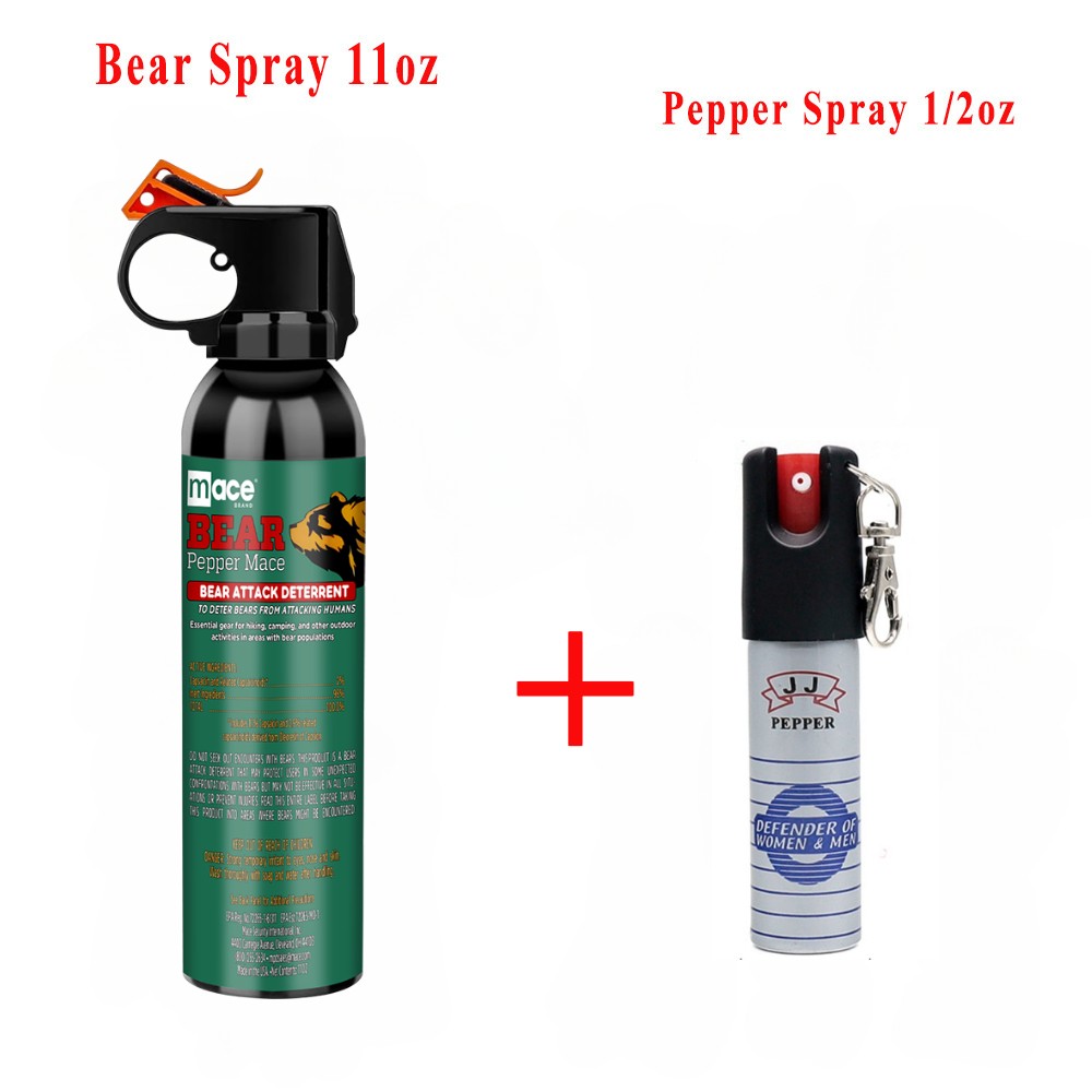 Feloiy Bear Spray 16oz with 1 Pack Free peper spray 1/2oz