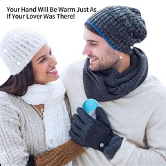 Karecel Rechargeable Hand Warmer 5200mAh Double-Sided 4-inch Full-Surface Heat