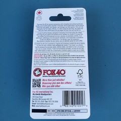 Fox 40 Epik CMG Pealess Safety Whistle, 115 dB, WHITE – 8801-0008, 32