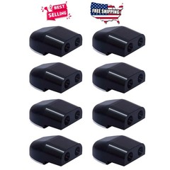 Deer Whistles for Car 8 Pack Dual Construction Universal Fit Black Easy Install
