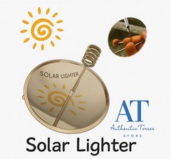 2 Solar Lighter Outdoor Fire Camping Waterproof Windproof Fire Starters Survival